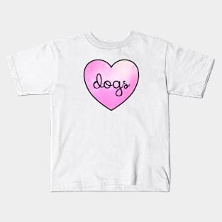 Dogs Heart Kids T-Shirt